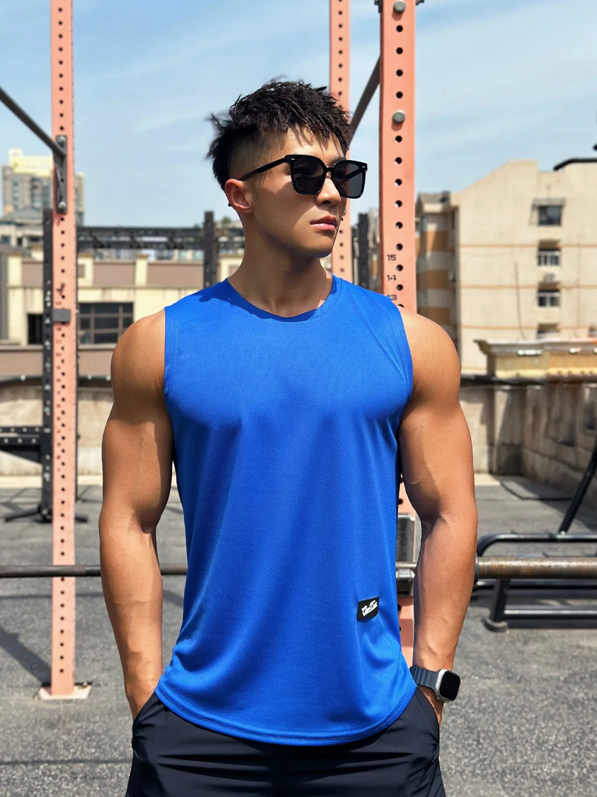 Áo Tank Nam Lưới Thoáng Khí Thể Thao Gym - Daisan Mart