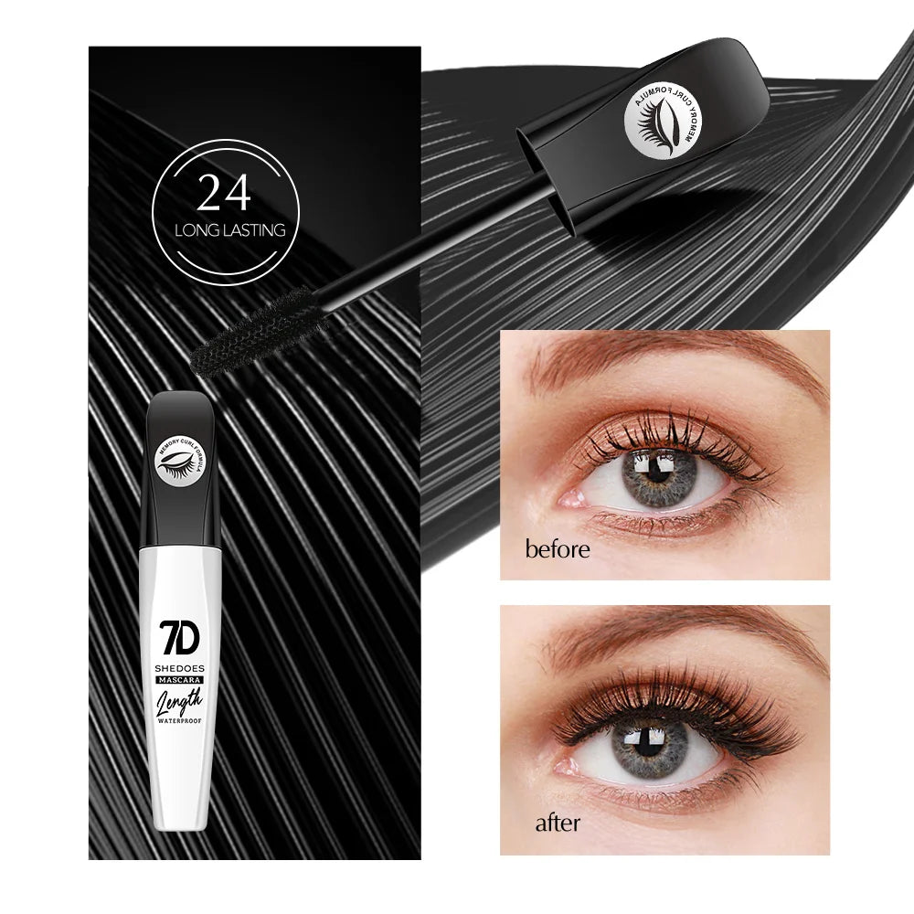 Mascara 7D Siêu Chống Nước, Dày Cong, Dễ Tẩy Trang - Daisan Mart