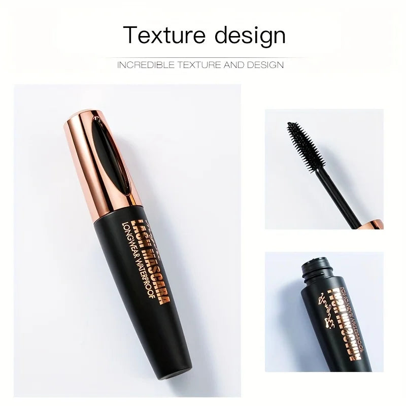 Mascara 4D Đen Chống Nước, Dài Lâu, Không Vón Cục - Daisan Mart