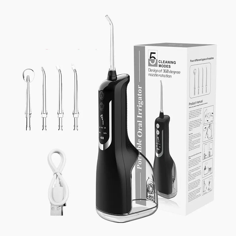 Máy Tăm Nước 5 Chế Độ IPX7 Làm Sạch Răng 330ML - Daisan Mart