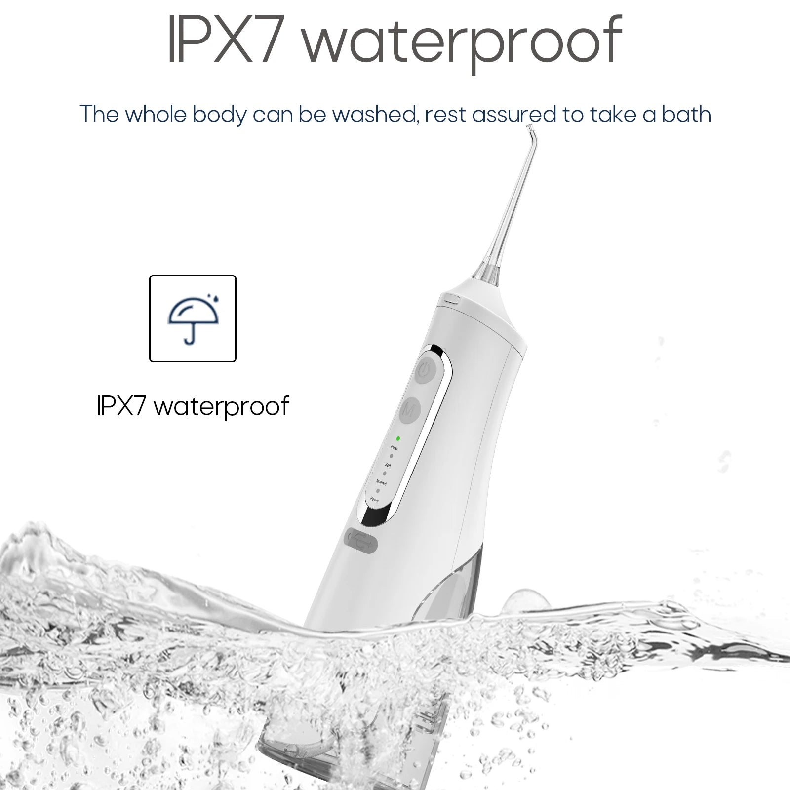 Máy Tăm Nước USB Sạc Điện Du Lịch 310ML Chống Nước IPX7 - Daisan Mart