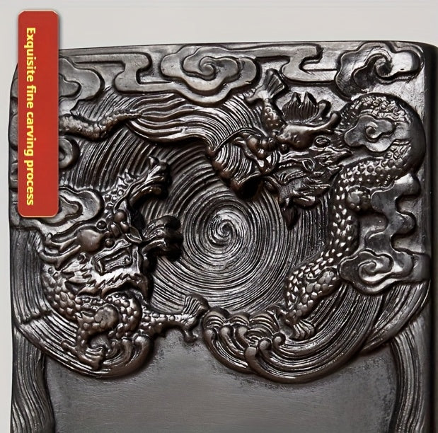 Natural Raw Stone Inkstone for Calligraphy and Ink Grinding - Traditional Writing Ink Block with Professional Ink Platform for Students and Artists - Daisan Mart