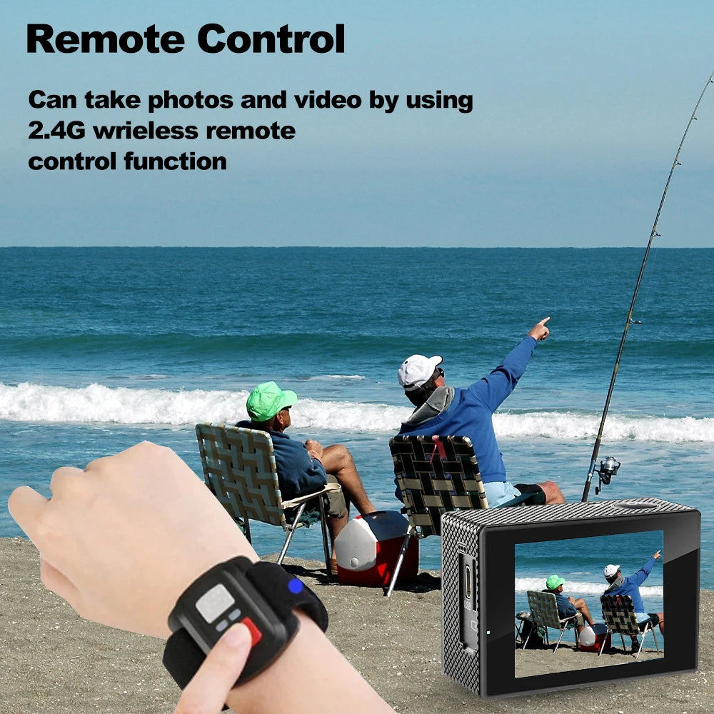 Máy quay Magecam 4K WiFi 170D chống nước cho thể thao - Daisan Mart