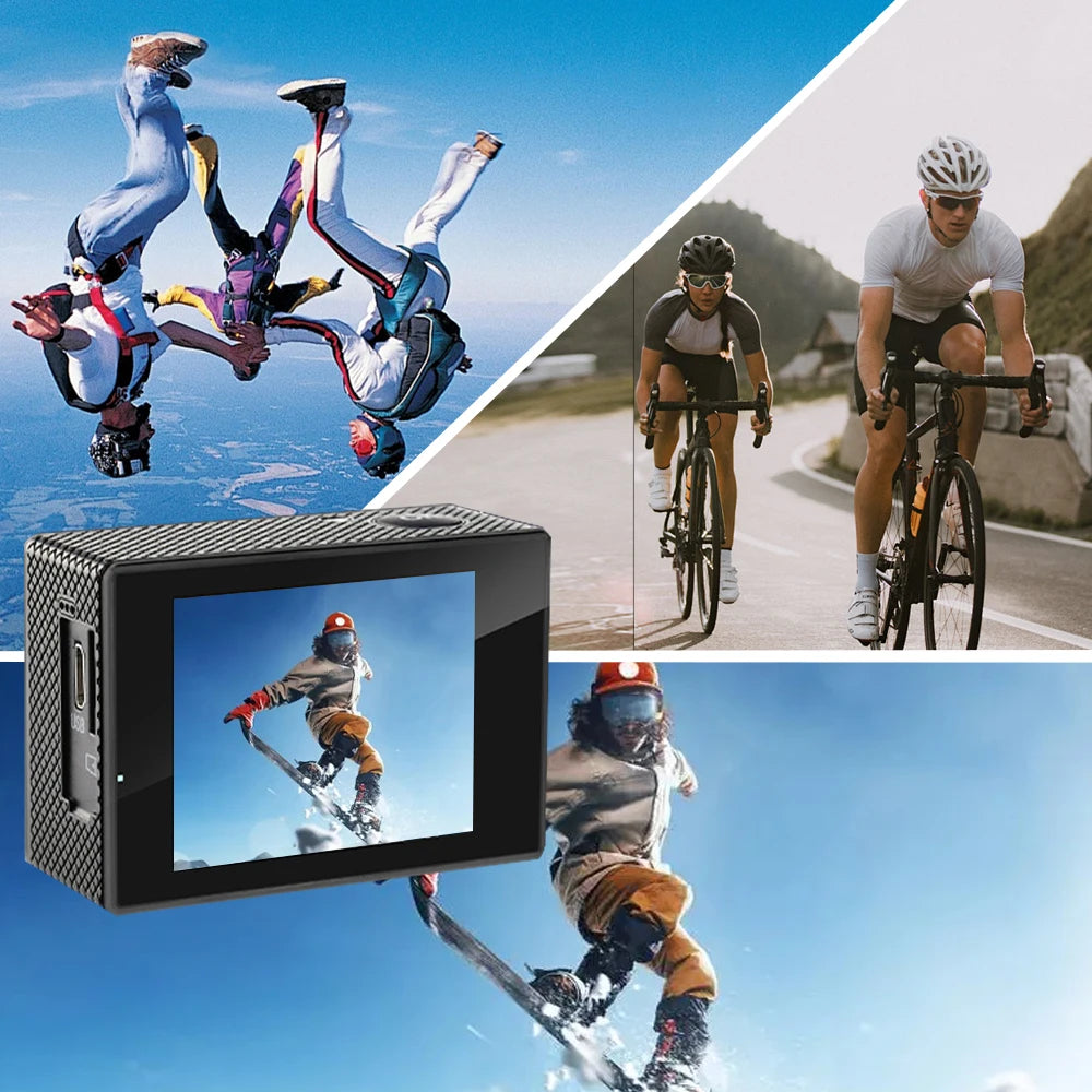 Máy quay Magecam 4K WiFi 170D chống nước cho thể thao - Daisan Mart