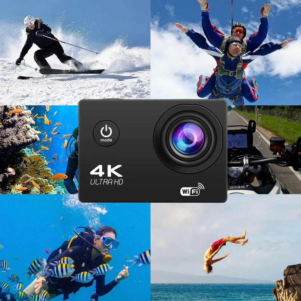 Máy quay Magecam 4K WiFi 170D chống nước cho thể thao - Daisan Mart