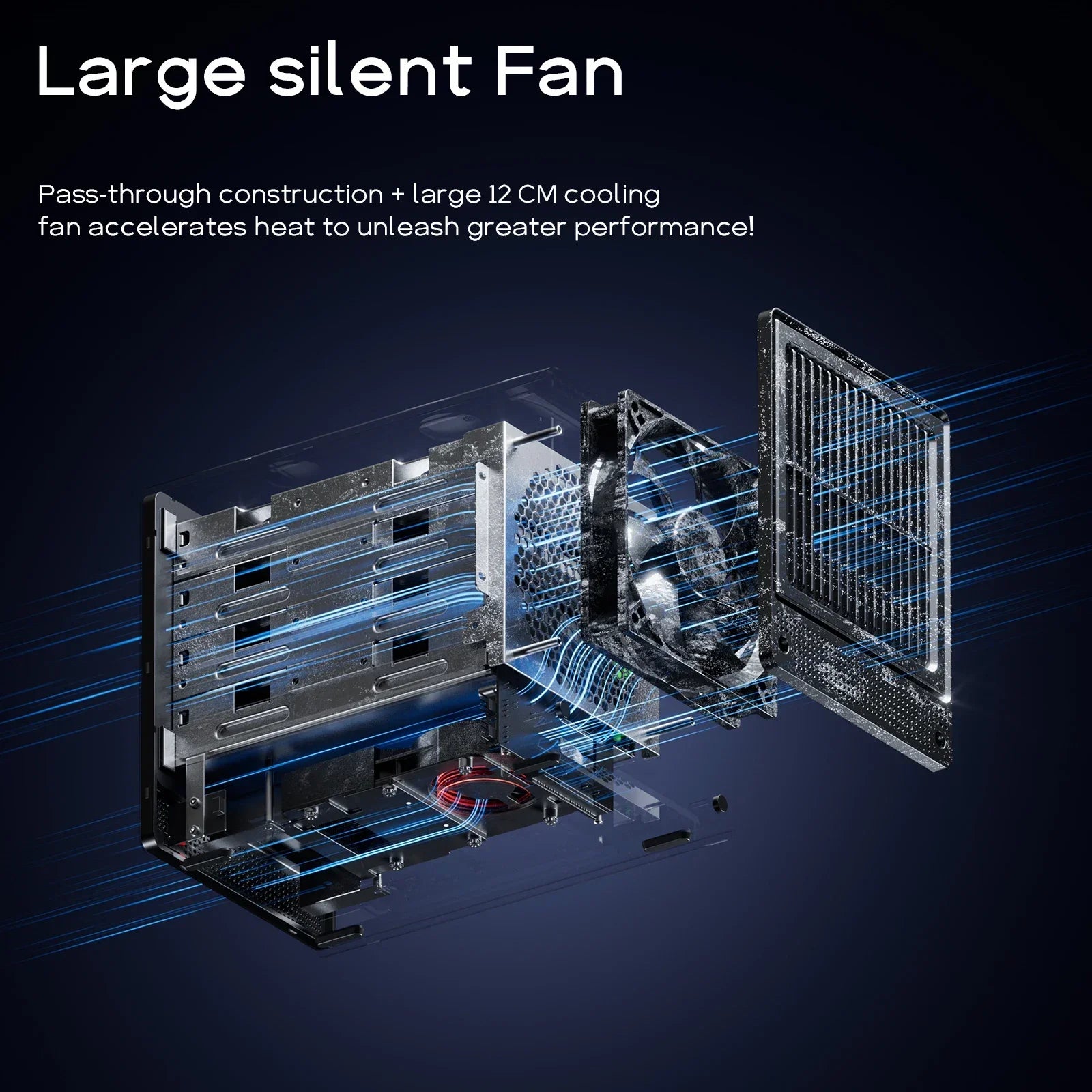 AOOSTAR WTR PRO Mini PC 4 Bay NAS Ryzen 7 Hiệu Năng - Daisan Mart