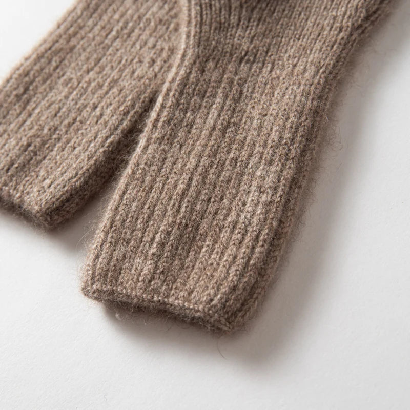 Găng Tay Nữ Len Cashmere Mềm Ấm, Cảm Ứng Mùa Đông - Daisan Mart