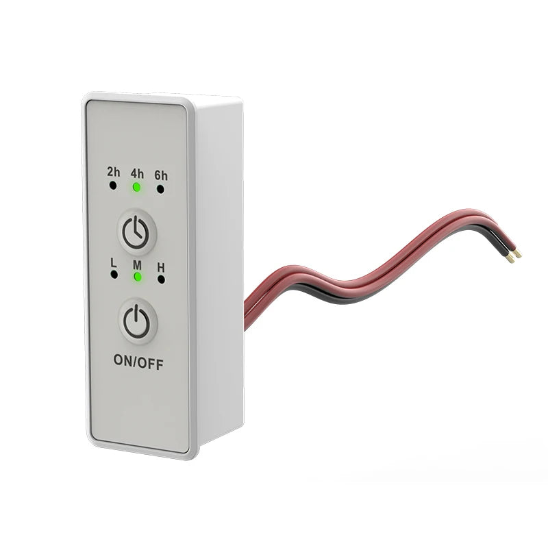 Electric Bathroom Towel Rack Timer Thermostat Smart Switch Heater for Towel Rail Black,Silver,White Bath Towel Dryer - Daisan Mart
