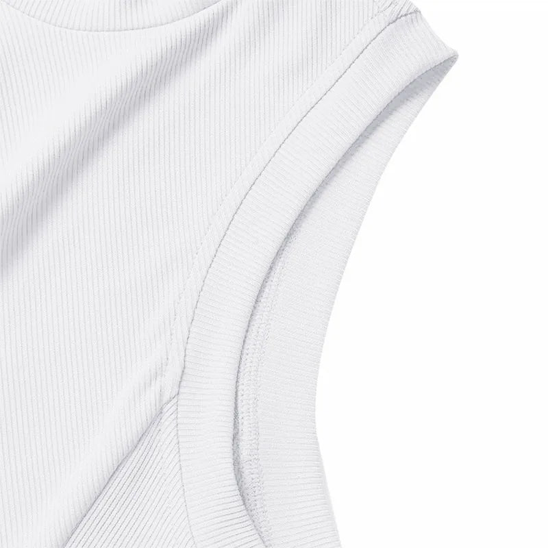 Áo Tank Nam Đen Cổ Lọ Thể Thao Phong Cách Streetwear - Daisan Mart