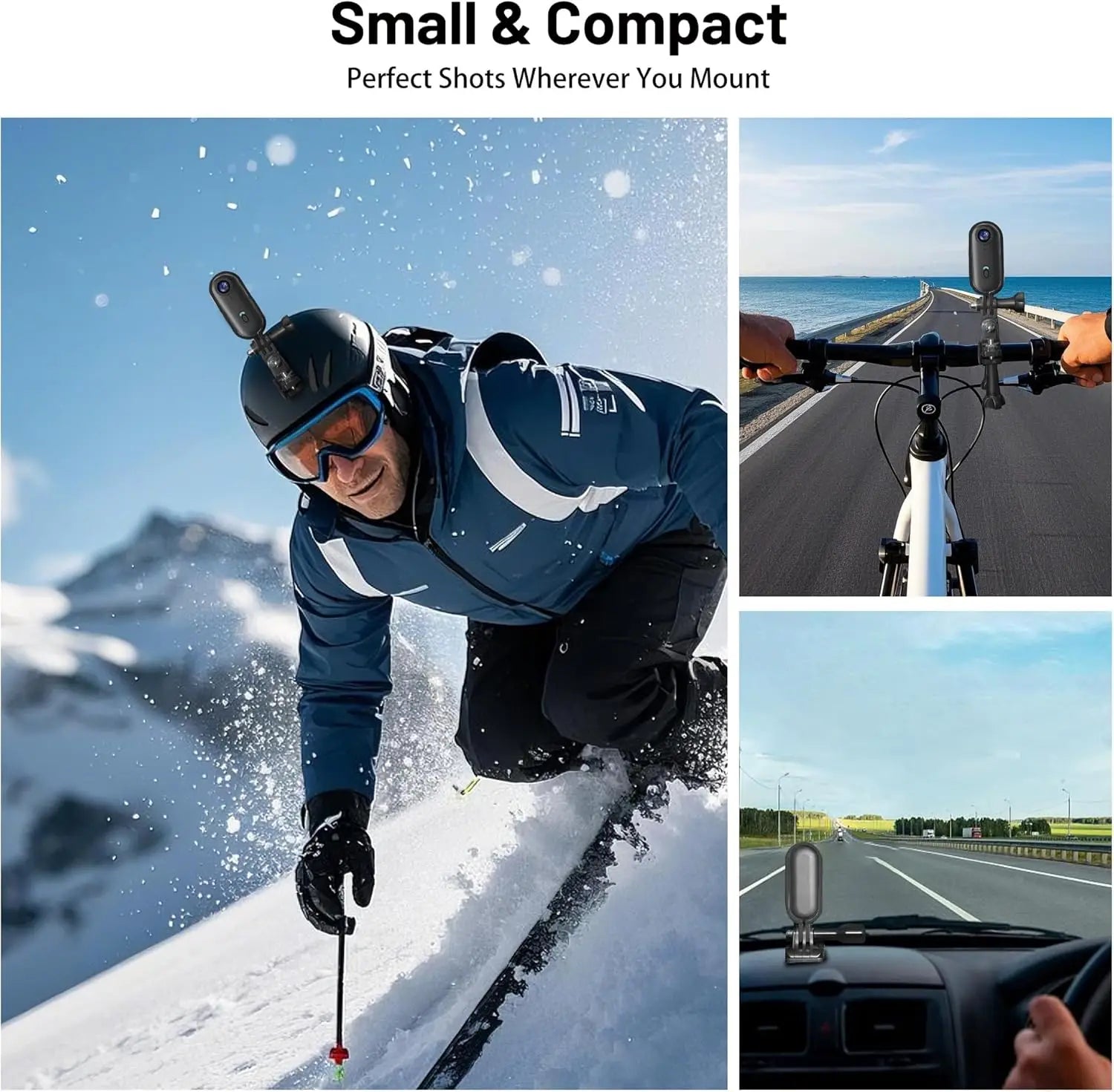 Camera Mini Đeo Người 4K 128GB Ghi Hình POV Siêu Nhỏ - Daisan Mart