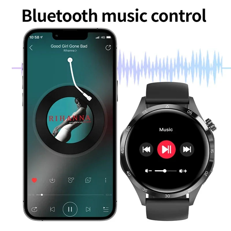 Đồng hồ thông minh 2025 - AMOLED HD, Bluetooth, sức khỏe - Daisan Mart