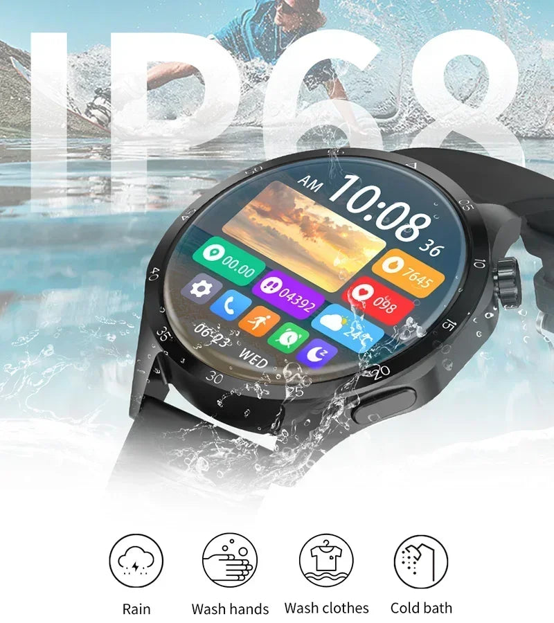 Đồng hồ thông minh 2025 - AMOLED HD, Bluetooth, sức khỏe - Daisan Mart