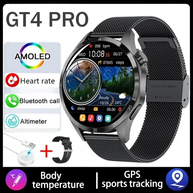 Đồng hồ thông minh 2025 - AMOLED HD, Bluetooth, sức khỏe - Daisan Mart