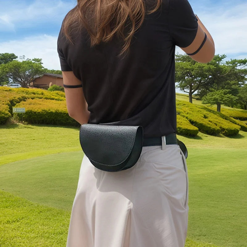 PU Material Multi-Function Golf Distance Measuring Waist Bag