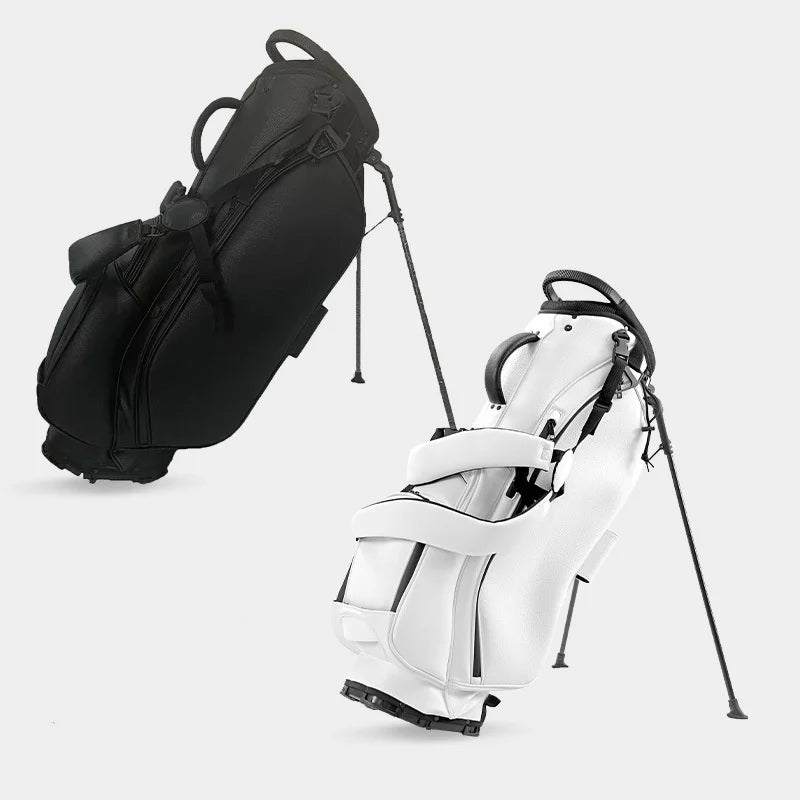 Golf Bag 5 Compartments Waterproof PU Leather Logo Printed On Demand