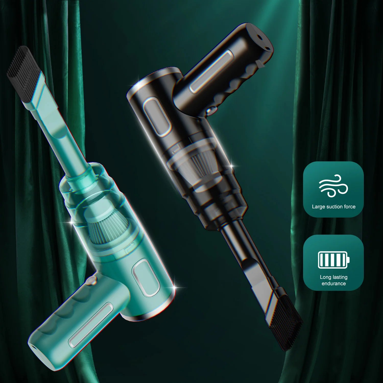 ABS Car Vacuum Cleaner Portable Powerful Wireless Vacuum Cleaner Home Carpet Cleaner Home Appliance Mini Cleaning Machine - Daisan Mart