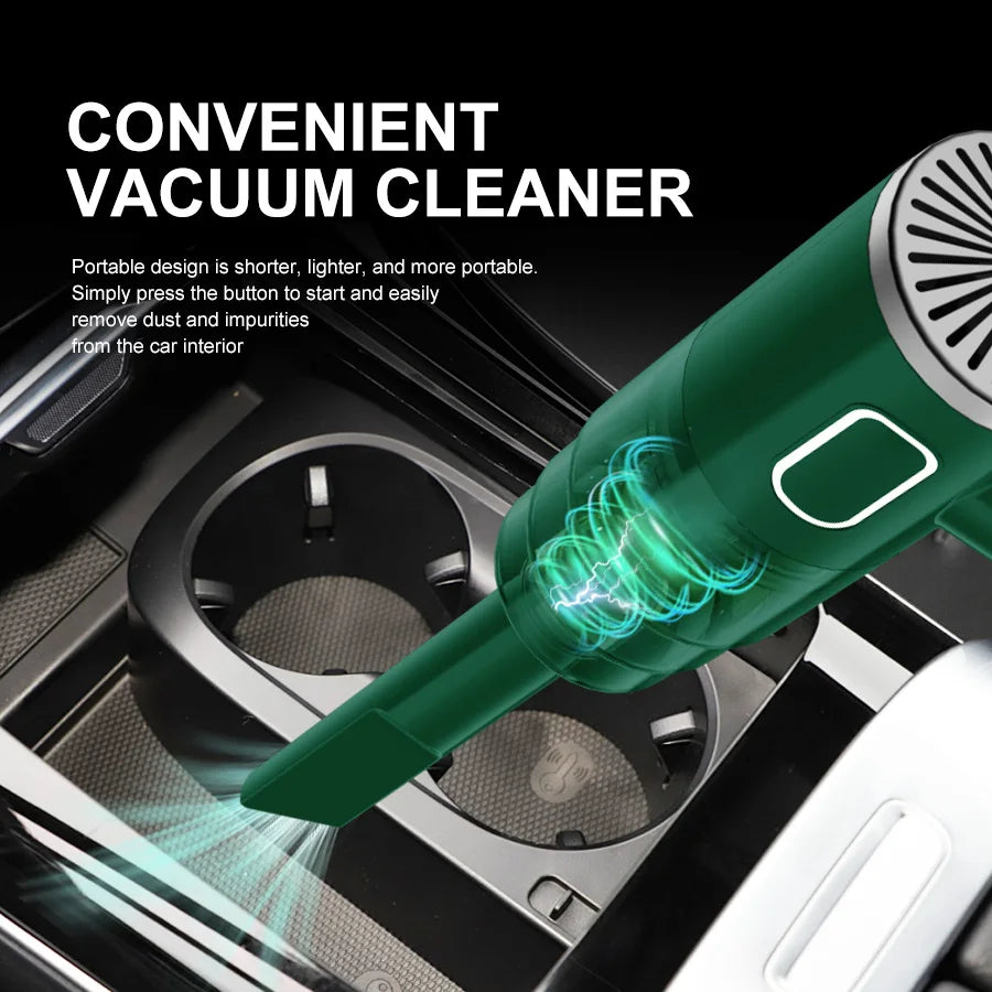 ABS Car Vacuum Cleaner Portable Powerful Wireless Vacuum Cleaner Home Carpet Cleaner Home Appliance Mini Cleaning Machine - Daisan Mart