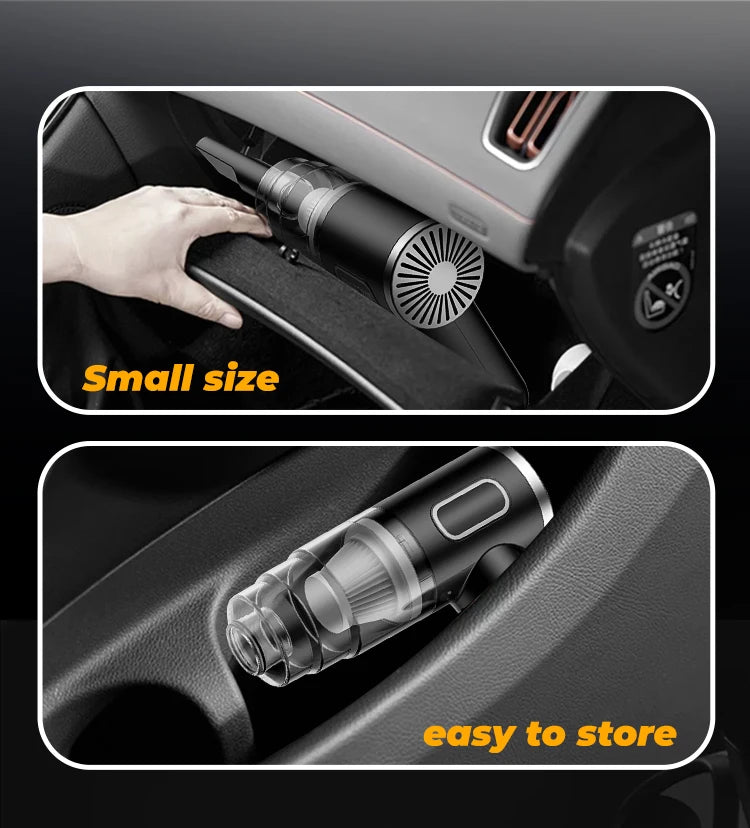 ABS Car Vacuum Cleaner Portable Powerful Wireless Vacuum Cleaner Home Carpet Cleaner Home Appliance Mini Cleaning Machine - Daisan Mart
