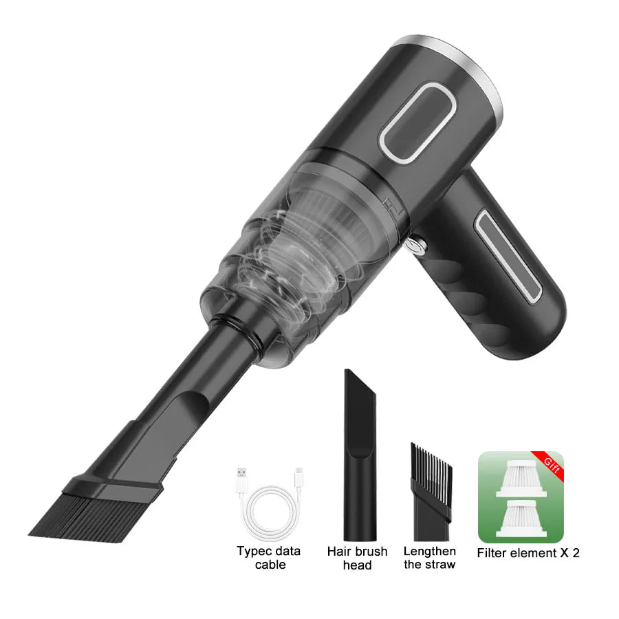 ABS Car Vacuum Cleaner Portable Powerful Wireless Vacuum Cleaner Home Carpet Cleaner Home Appliance Mini Cleaning Machine - Daisan Mart