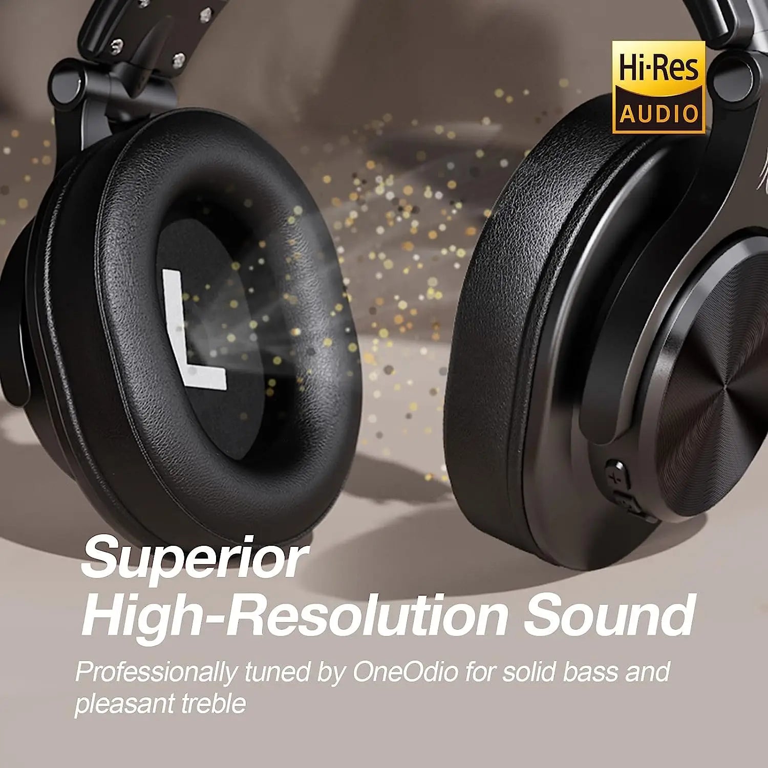 Oneodio Fusion A70 Bluetooth Headphones Hi-Res Audio Over Ear Wireless Headset Professional Studio Monitor DJ HiFi Headphones - Daisan Mart