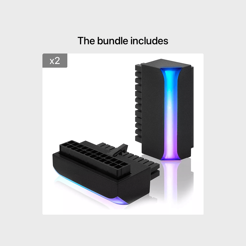Upgrade Your PC's Power Supply with this ATX 24-pin 90 Degree Power Plug Adapter! - Daisan Mart