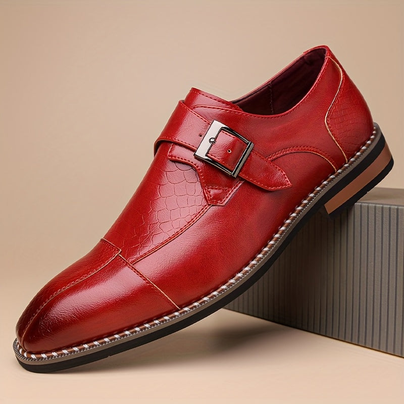 Giày Lười Nam Da Cá Sấu Mũi Nhọn Lịch Lãm Công Sở