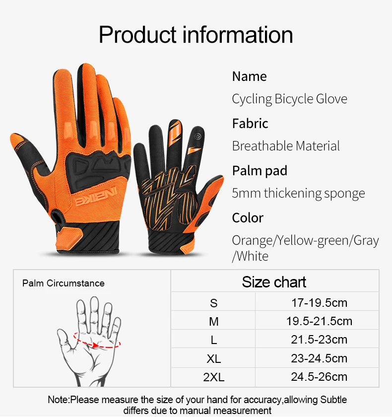 Găng tay xe đạp nam INBIKE cảm ứng chống trượt - Daisan Mart