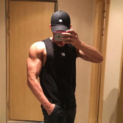 GITF Mannen 健美背心健身房鍛鍊健身 Mouwloos 襯衫跑步 Kleding Stringer 背心 Zomer Toevallige 背心