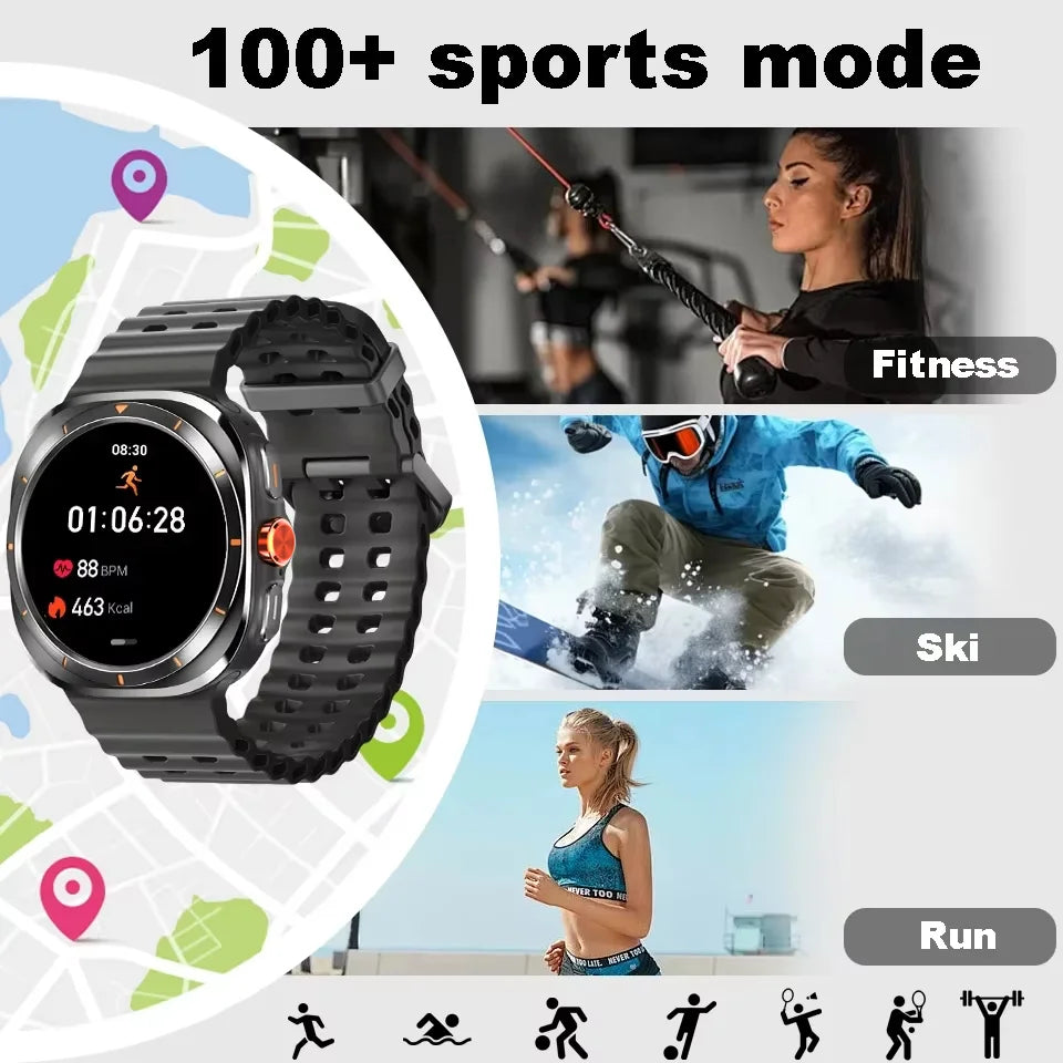 Đồng Hồ Thông Minh LAXASFIT 2025 AMOLED, Gọi Bluetooth - Daisan Mart