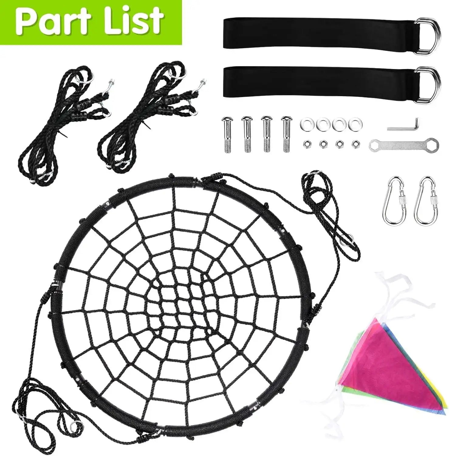 Zoshine Black Nest Tree Swing Factory Wholesale Best Price Outdoor Nest Tree Swing for Kids Play in Garden - Daisan Mart