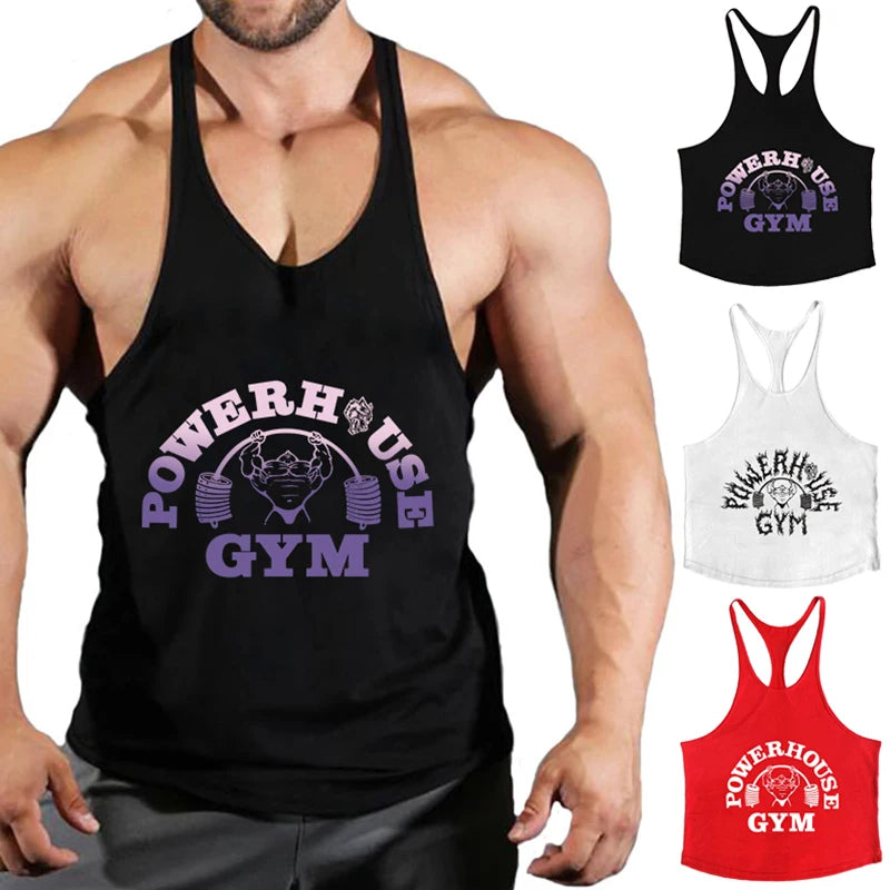 Áo Ba Lỗ Gym Nam Cotton Siêu Co Giãn Powerhouse - Daisan Mart