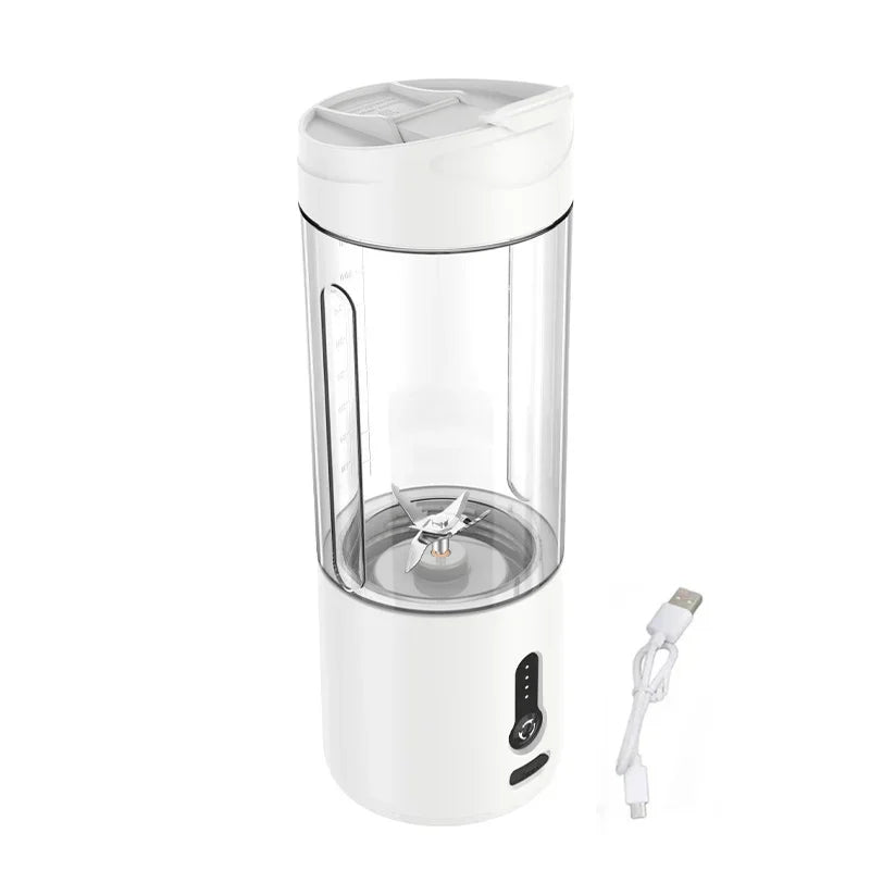 Portable Blender Powerful 6 Balde Personal juicer For Shakes And Smoothies Usb Rechargeable Portable Cup Fruit Fresh Juice Mixer - Daisan Mart