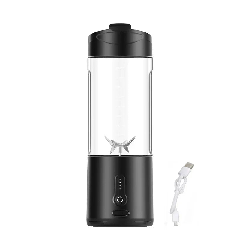 Portable Blender Powerful 6 Balde Personal juicer For Shakes And Smoothies Usb Rechargeable Portable Cup Fruit Fresh Juice Mixer - Daisan Mart