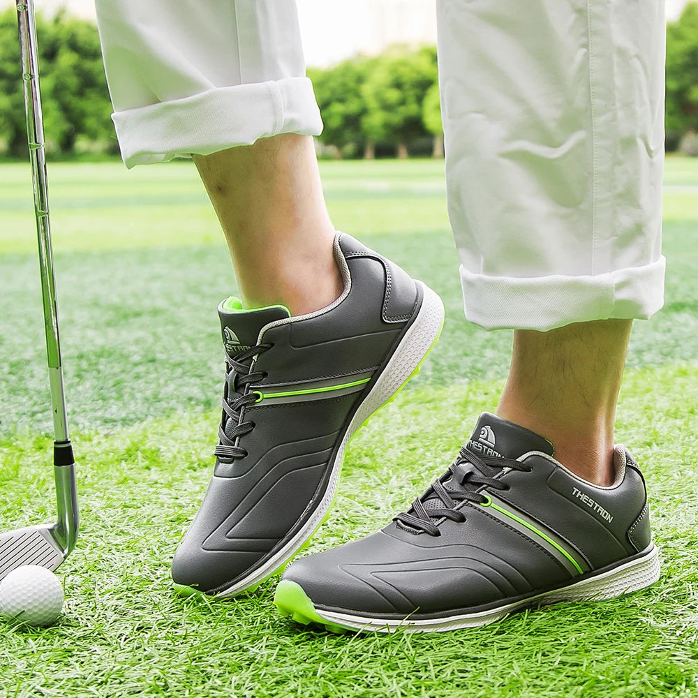 Giày Nam Da Nhẹ Tùy Chỉnh Cho Golf & Cầu Lông Ngoài Trời - Daisan Mart