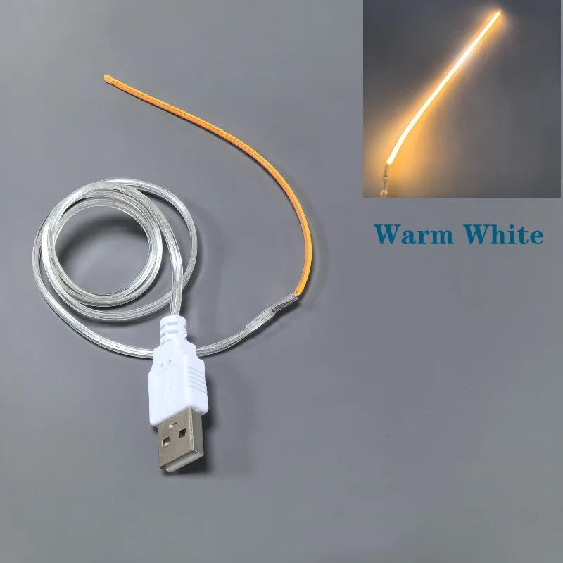 Dây Đèn LED Dẻo USB 5V Sáng 360° DIY Quà Tặng - Daisan Mart