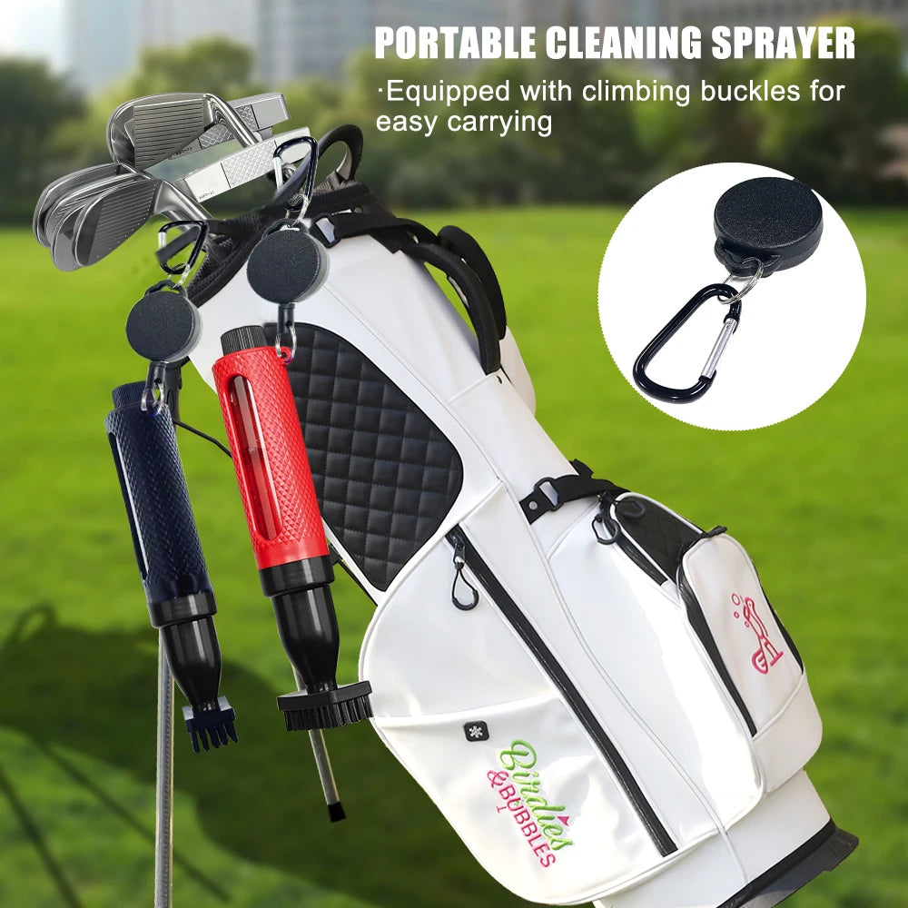 Bàn Chải Rửa Gậy Golf Đa Năng Kèm Bình Nước Đẩy - Daisan Mart