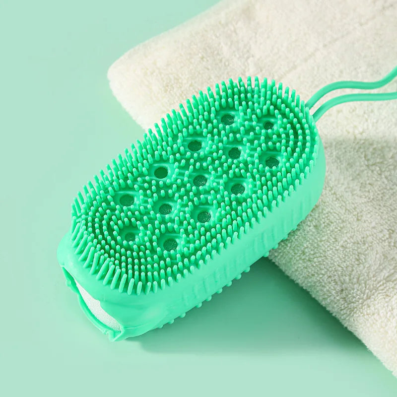 Bàn Chải Tắm Tạo Bọt Silicone Tẩy Da Chết Đa Năng - Daisan Mart