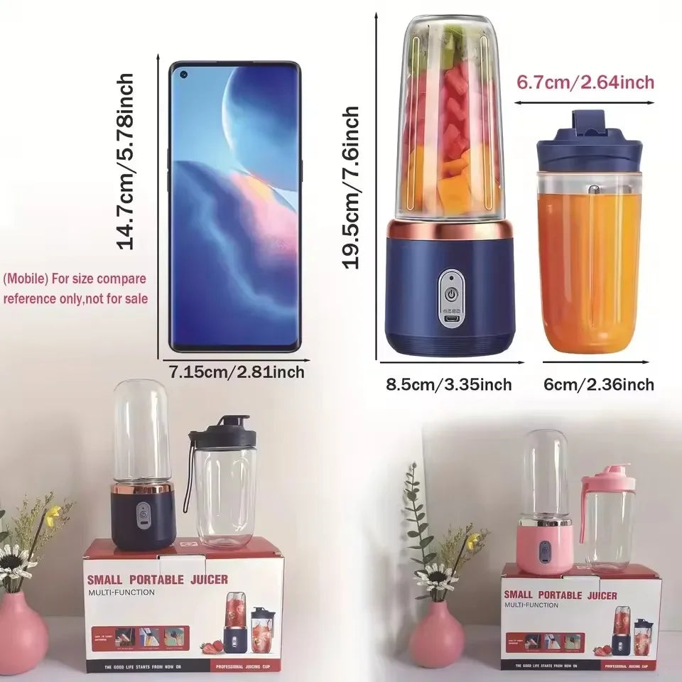 Cốc xay sinh tố cầm tay 6 lưỡi đa năng tiện lợi - Daisan Mart