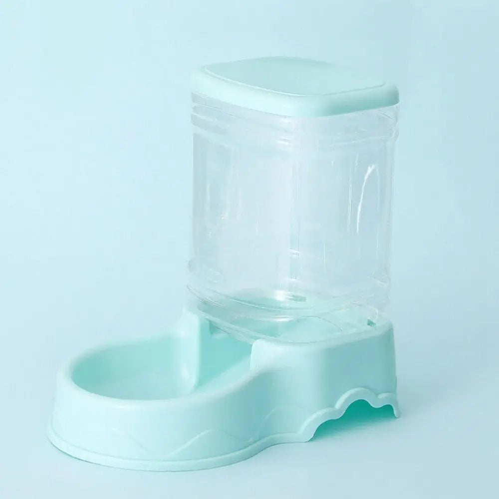3.8L Automatic Pet Feeder Large Cat Dog Food Dispenser Water Fountain Drink Bowl - Daisan Mart