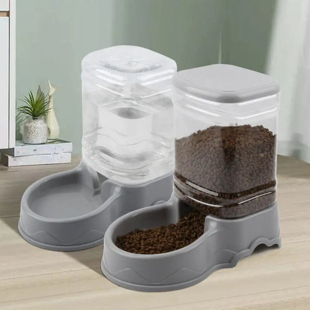 3.8L PP material Pet feeder Pet Water Fountain Drink Bowl Automatic Pet Feeder Large Cat Dog Food Dispenser - Daisan Mart