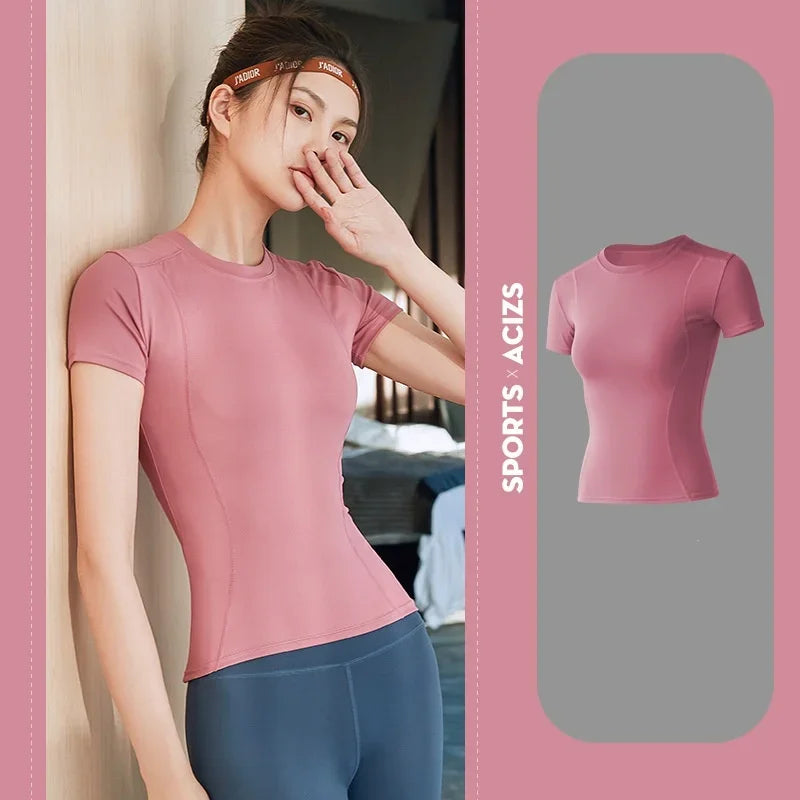 Áo Tập Yoga Nữ 2025 Thoáng Khí Khô Nhanh Thể Thao - Daisan Mart