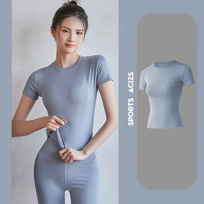Áo Tập Yoga Nữ 2025 Thoáng Khí Khô Nhanh Thể Thao - Daisan Mart