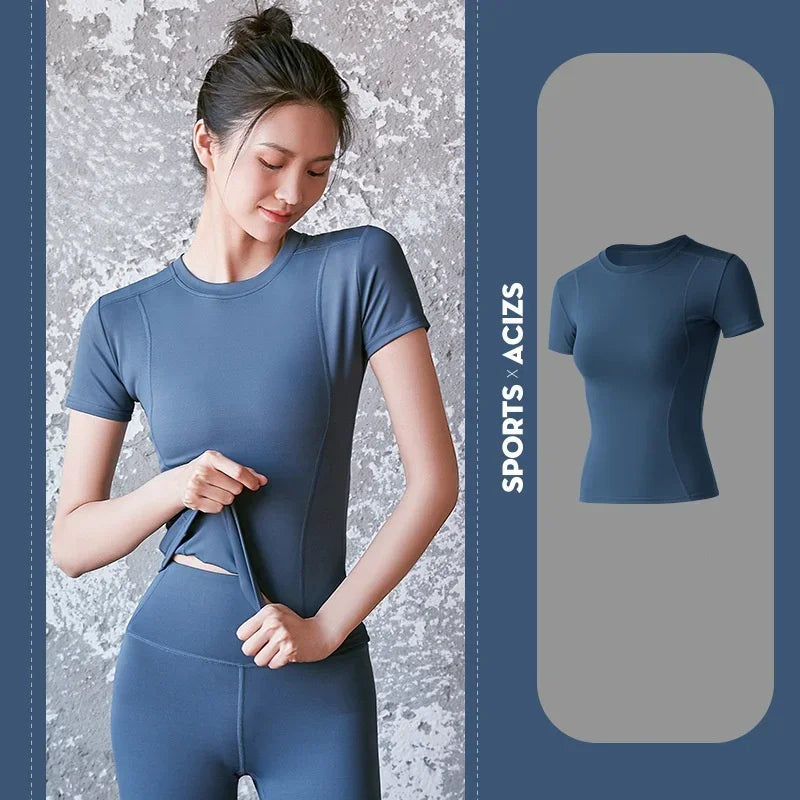 Áo Tập Yoga Nữ 2025 Thoáng Khí Khô Nhanh Thể Thao - Daisan Mart