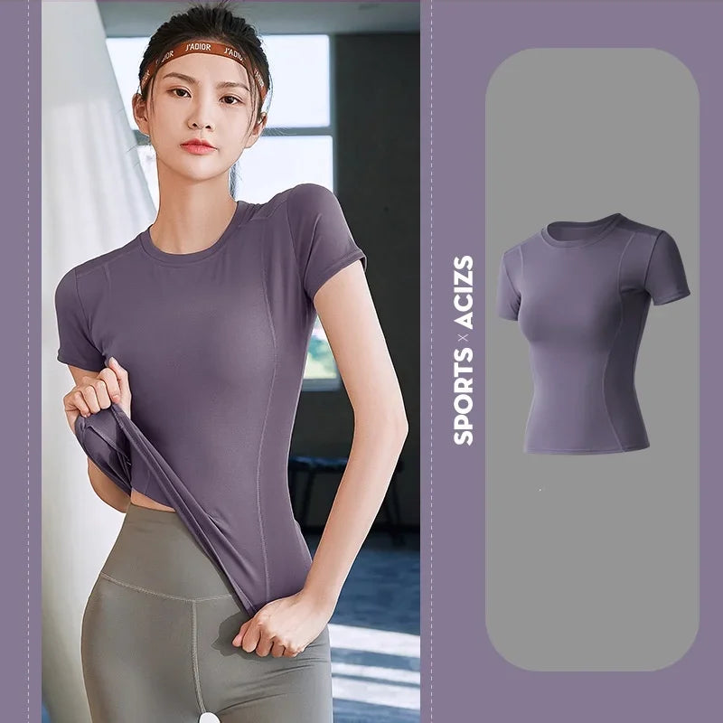 Áo Tập Yoga Nữ 2025 Thoáng Khí Khô Nhanh Thể Thao - Daisan Mart