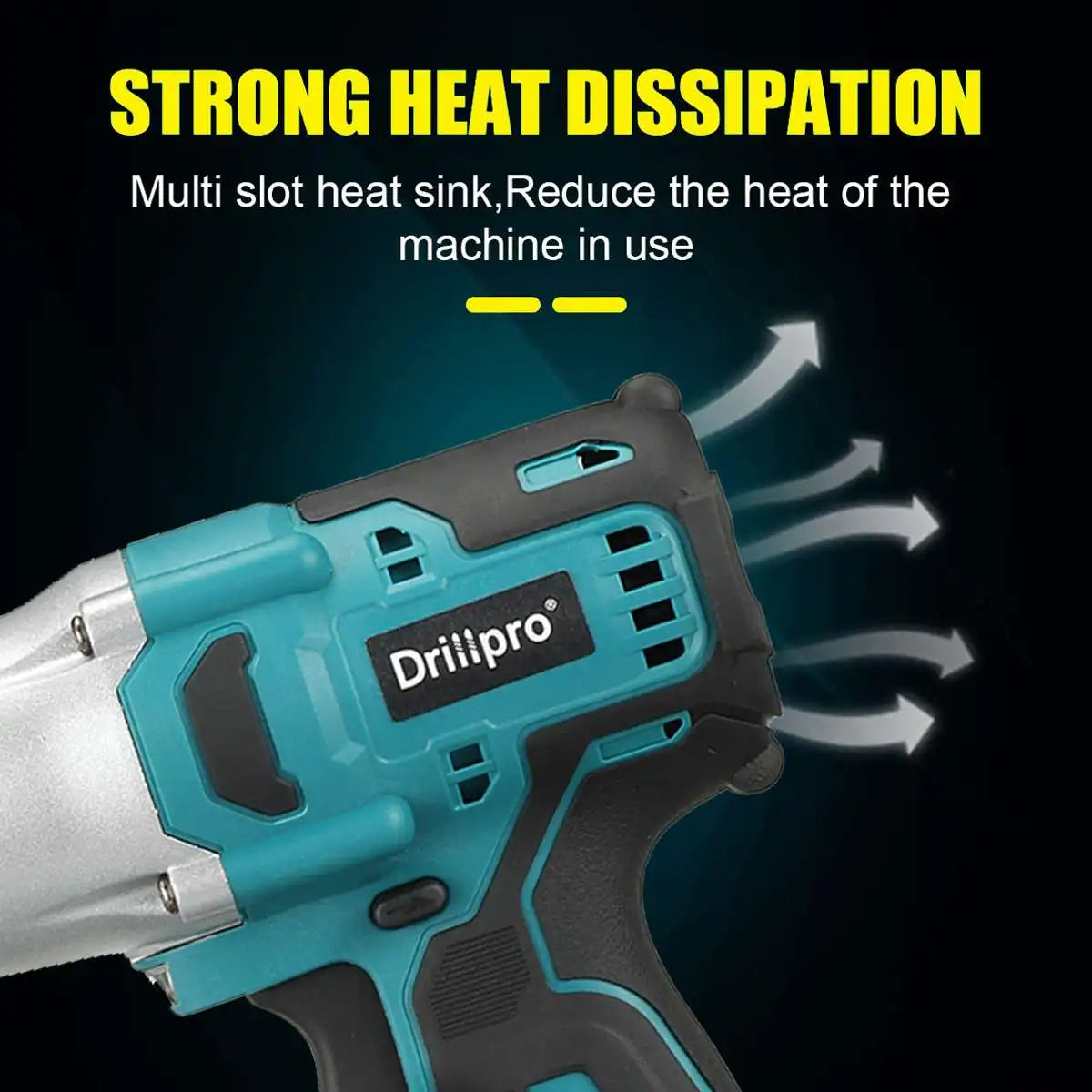 Máy vặn vít không chổi than Drillpro 2000N.M 18V - Daisan Mart