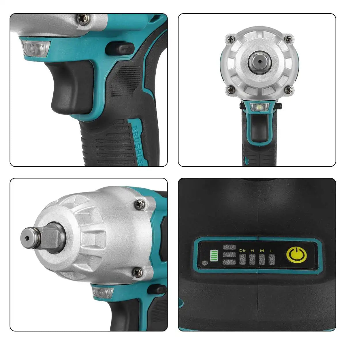 Máy vặn vít không chổi than Drillpro 2000N.M 18V - Daisan Mart