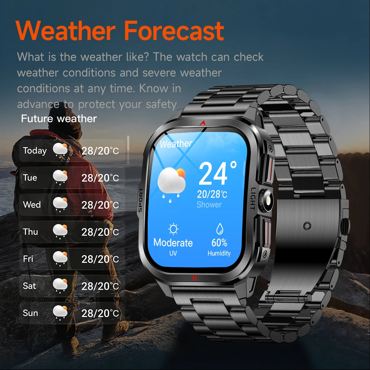 Đồng Hồ Thông Minh Nam 2025 2.01 HD, Gọi Bluetooth - Daisan Mart