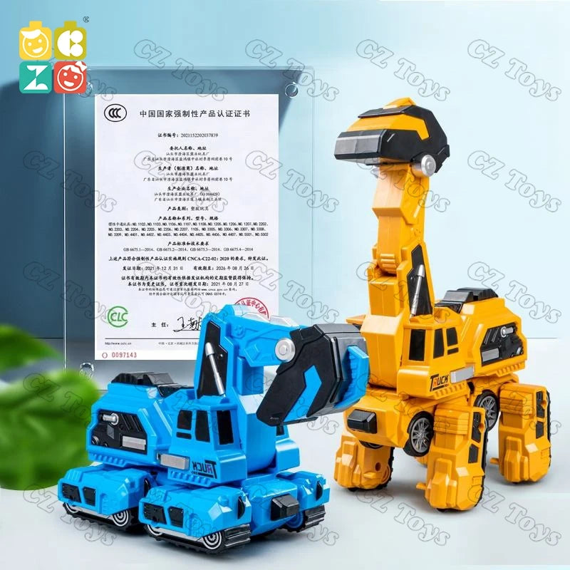 Ô tô Khủng Long Biến Hình - Xe Máy Xúc Chiến Đấu - Daisan Mart