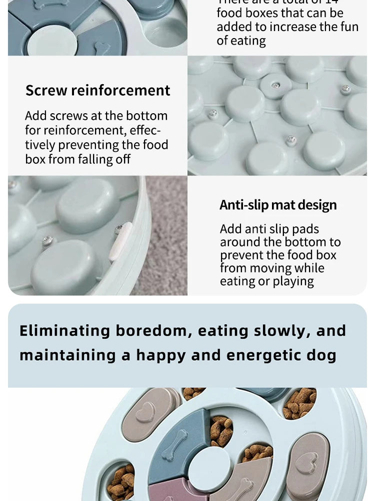 Pet Feeder Dog Educational Toys Increase Puppy Intellectual Food Dispenser Interactive Educational Feeding Toys - Daisan Mart