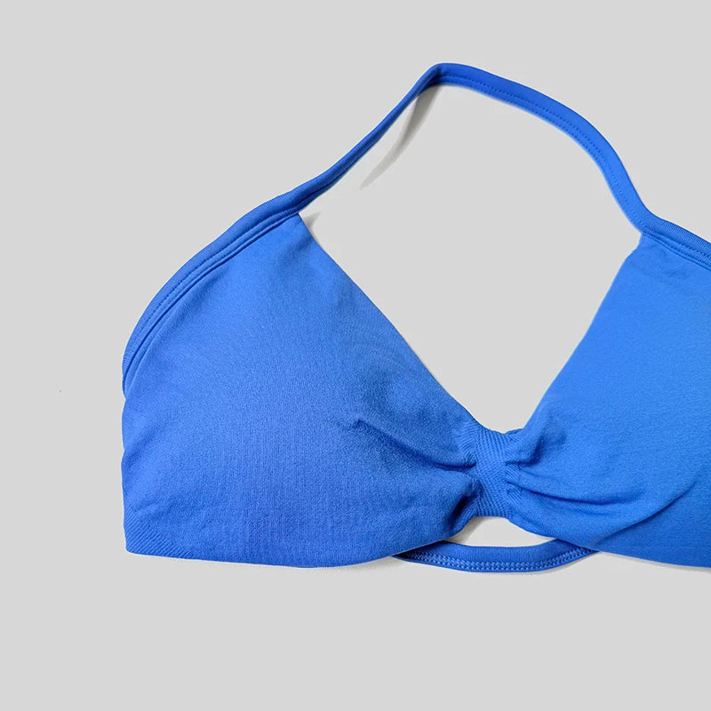 Áo Tập Gym Nữ Halter Đẩy Ngực Hở Lưng Gợi Cảm - Daisan Mart